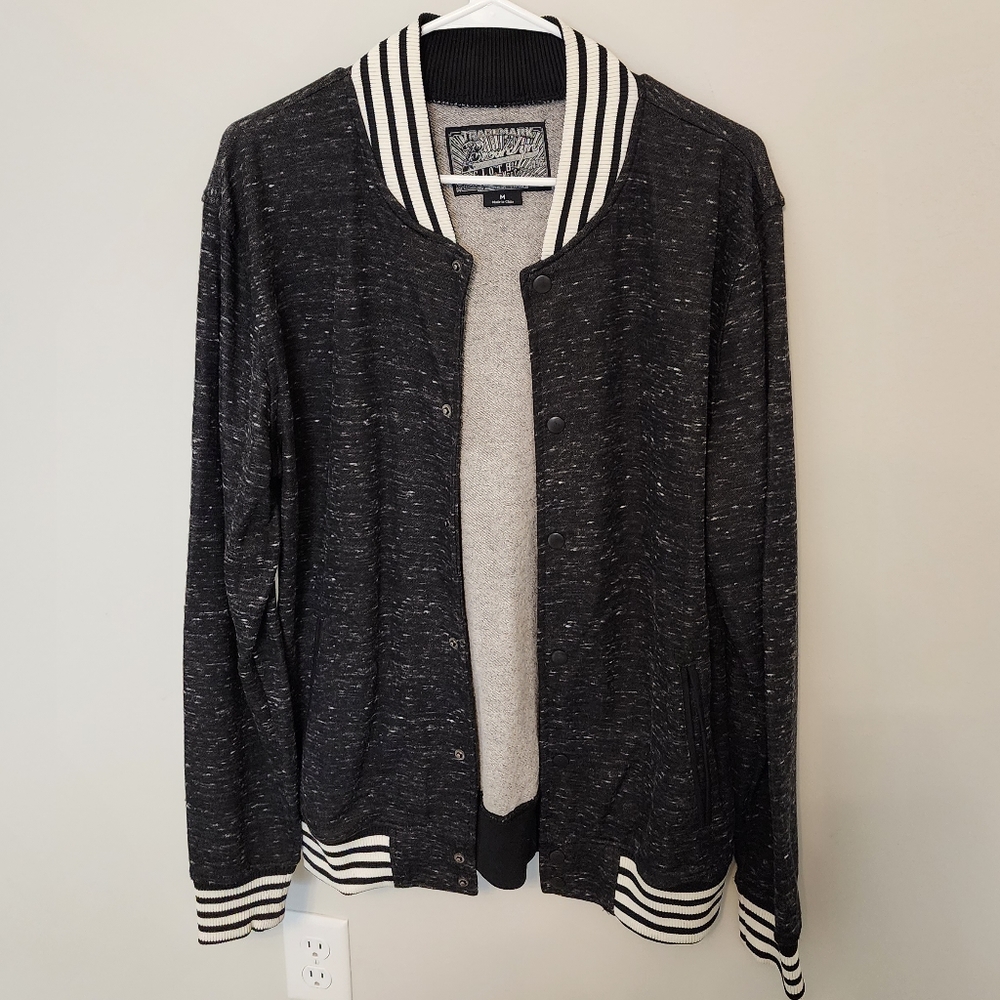 NWOT Men's Brookly Cloth Button Front Baseball Jacket - Size M